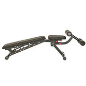 Fitness Reality 2000 Super Max XL – Verstellbare Hantelbank – Neigung/Neigungskrafttraining – Faltbare Trainingsbank – 385,6 kg Kapazität