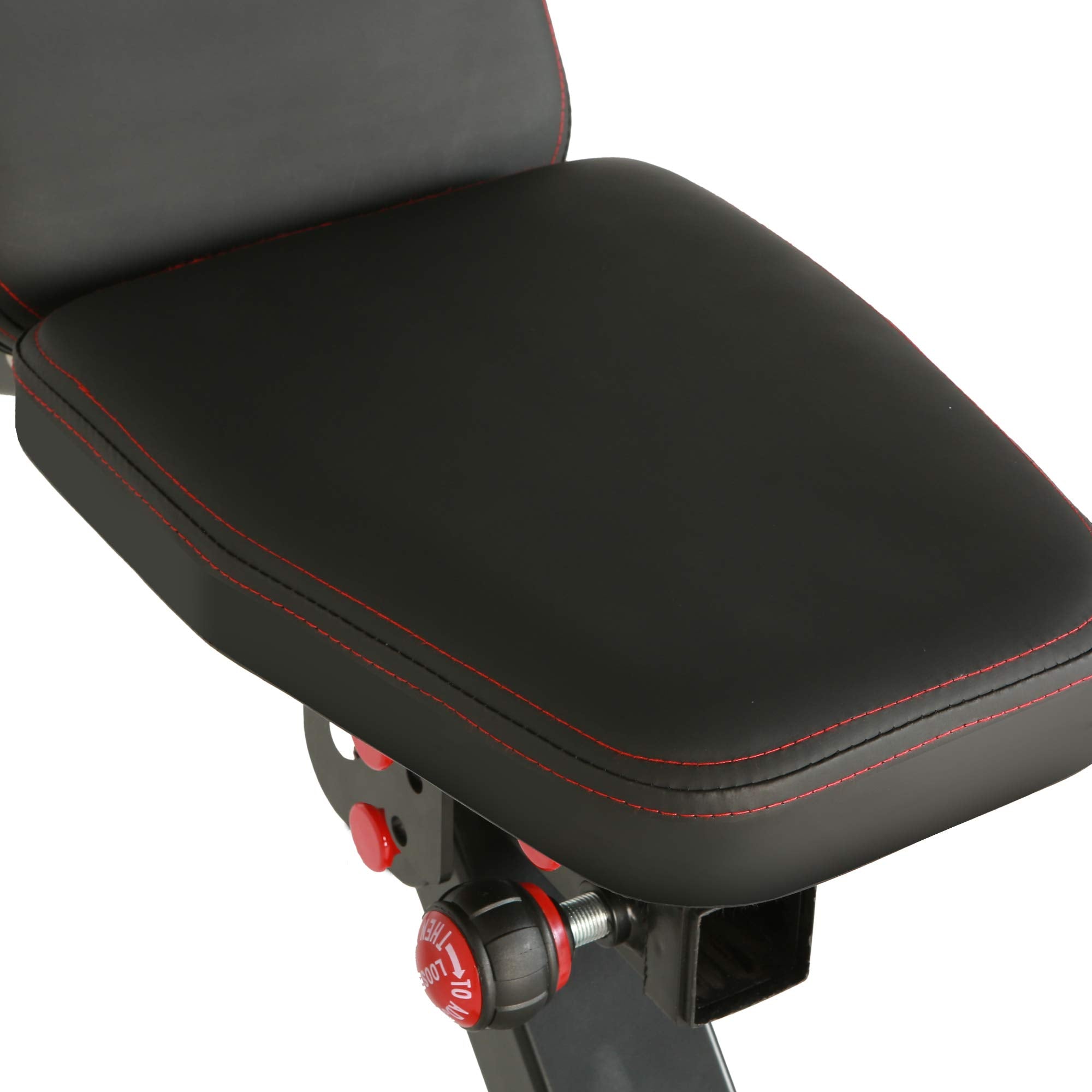 Fitness Reality 2000 Super Max XL – Verstellbare Hantelbank – Neigung/Neigungskrafttraining – Faltbare Trainingsbank – 385,6 kg Kapazität