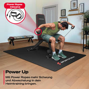 Sportstech BRT250 Hantelbank klappbar & verstellbar – Multifunktionale Fitnessbank für zuhause, 7 in 1 Schrägbank & Trainingsbank für Ganzkörpertraining, kompakt faltbar, bis 300 kg belastbar