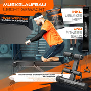 KESSER® Klappbare Hantelbank Multifunktionale Trainingsbank mit Rückenlehne 500kg Belastbarkeit | verstellbare Bank Fitnessgerät zum Bankdrücken | Ganzkörpertraining Schrägbank für Fitness & Training